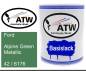 Preview: Ford, Alpine Green Metallic, 42 / 6176: 1L Lackdose, von ATW Autoteile West.